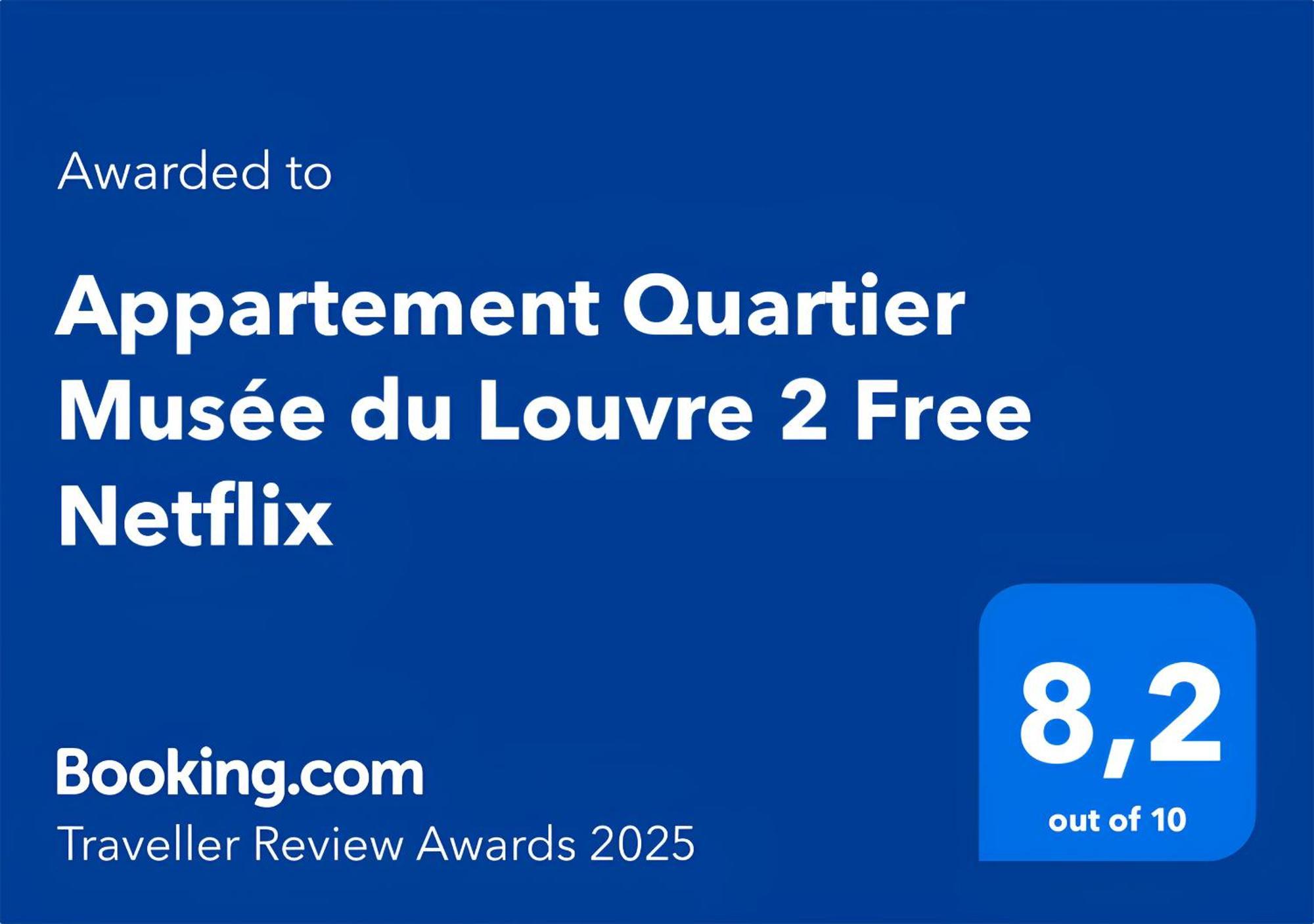 Appartement Quartier Musee Du Louvre 2 Free Netflix París Exterior foto
